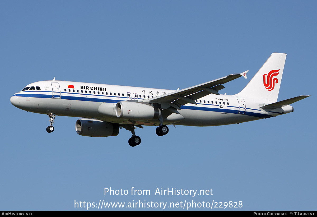 Aircraft Photo of F-WWBR | Airbus A320-232 | Air China | AirHistory.net #229828