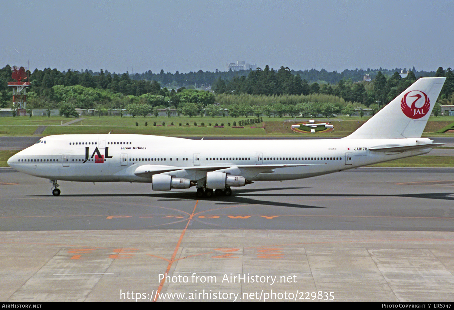 Aircraft Photo of JA8178 | Boeing 747-346 | Japan Airlines - JAL | AirHistory.net #229835