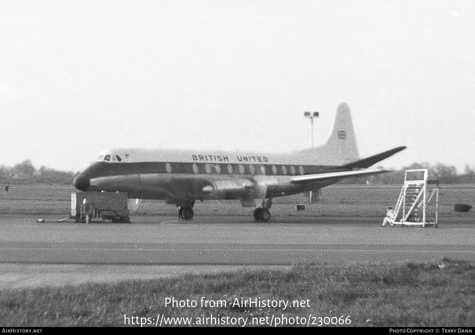 Aircraft Photo of G-APNE | Vickers 831 Viscount | British United Airways - BUA | AirHistory.net #230066