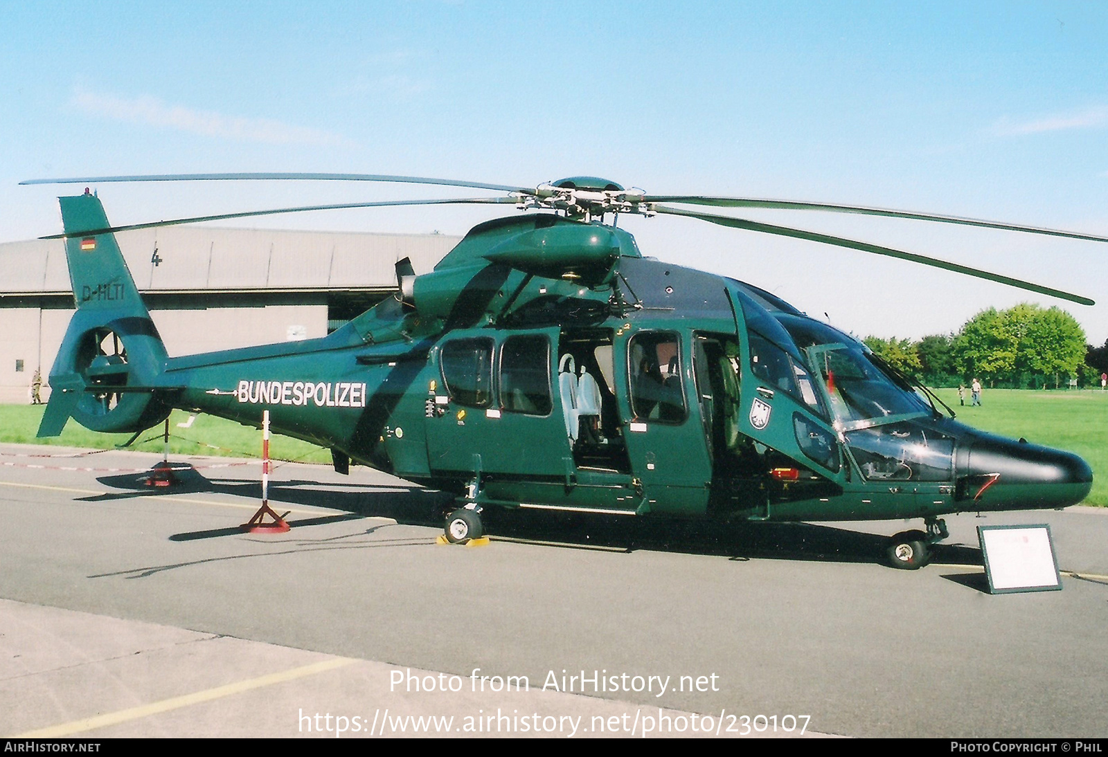 Aircraft Photo of D-HLTI | Eurocopter EC-155B | Bundespolizei | AirHistory.net #230107