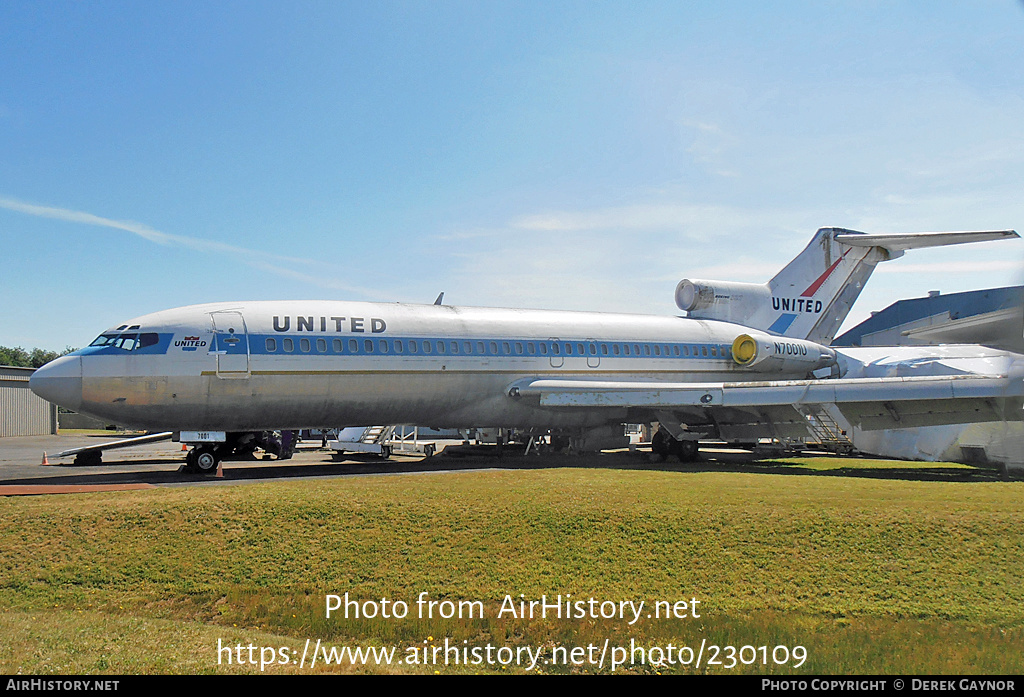 Aircraft Photo Of N7001U | Boeing 727-22 | United Air Lines ...