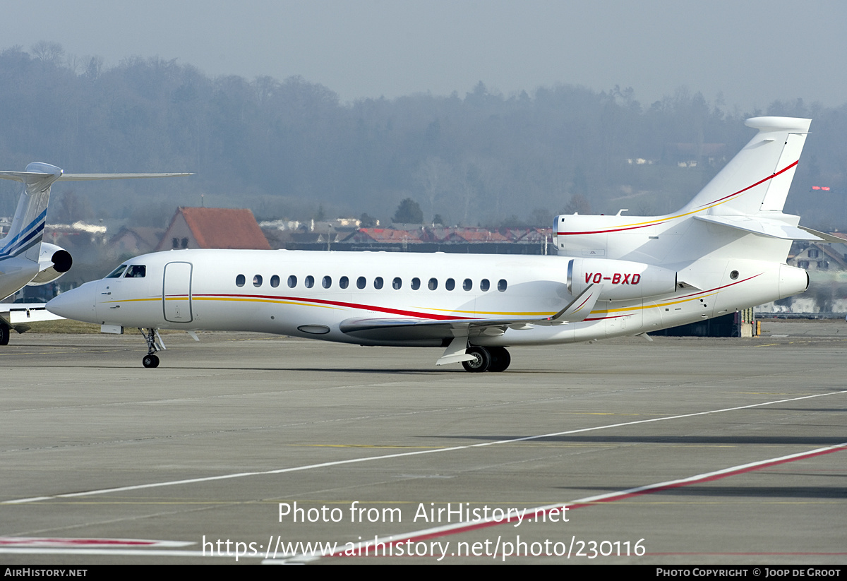 Aircraft Photo of VQ-BXD | Dassault Falcon 8X | AirHistory.net #230116