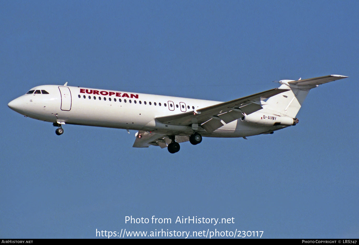 Aircraft Photo of G-AVMY | BAC 111-510ED One-Eleven | European Aircharter - EAL/EAC | AirHistory.net #230117