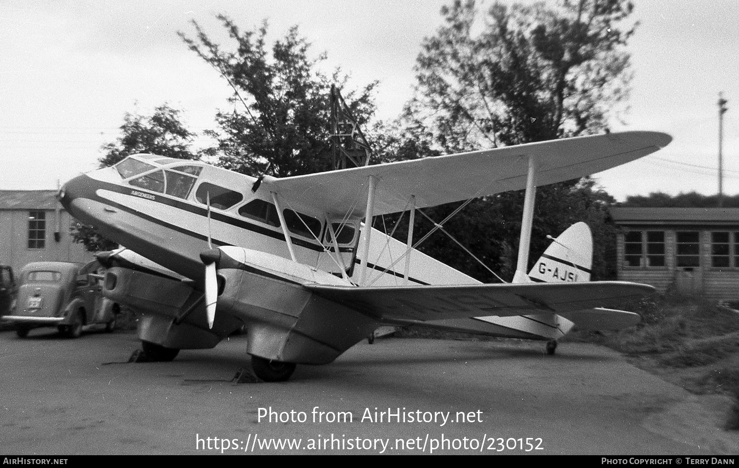 Aircraft Photo of G-AJSL | De Havilland D.H. 89A Dragon Rapide | Airgineers | AirHistory.net #230152