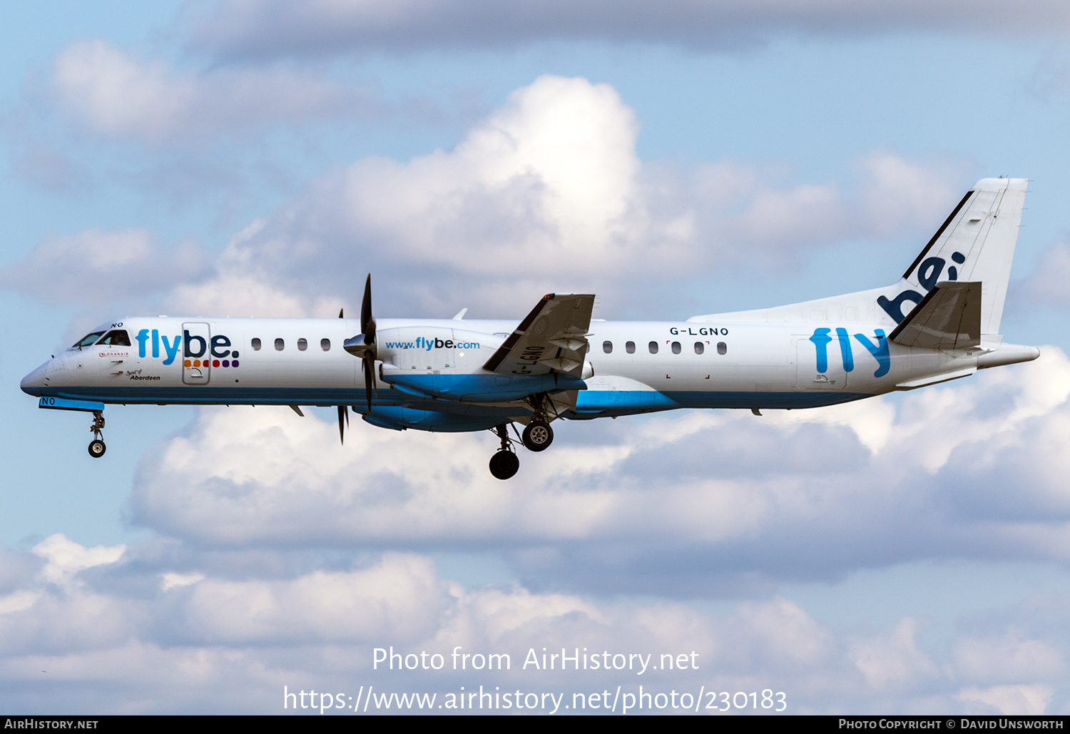 Aircraft Photo of G-LGNO | Saab 2000 | Flybe | AirHistory.net #230183