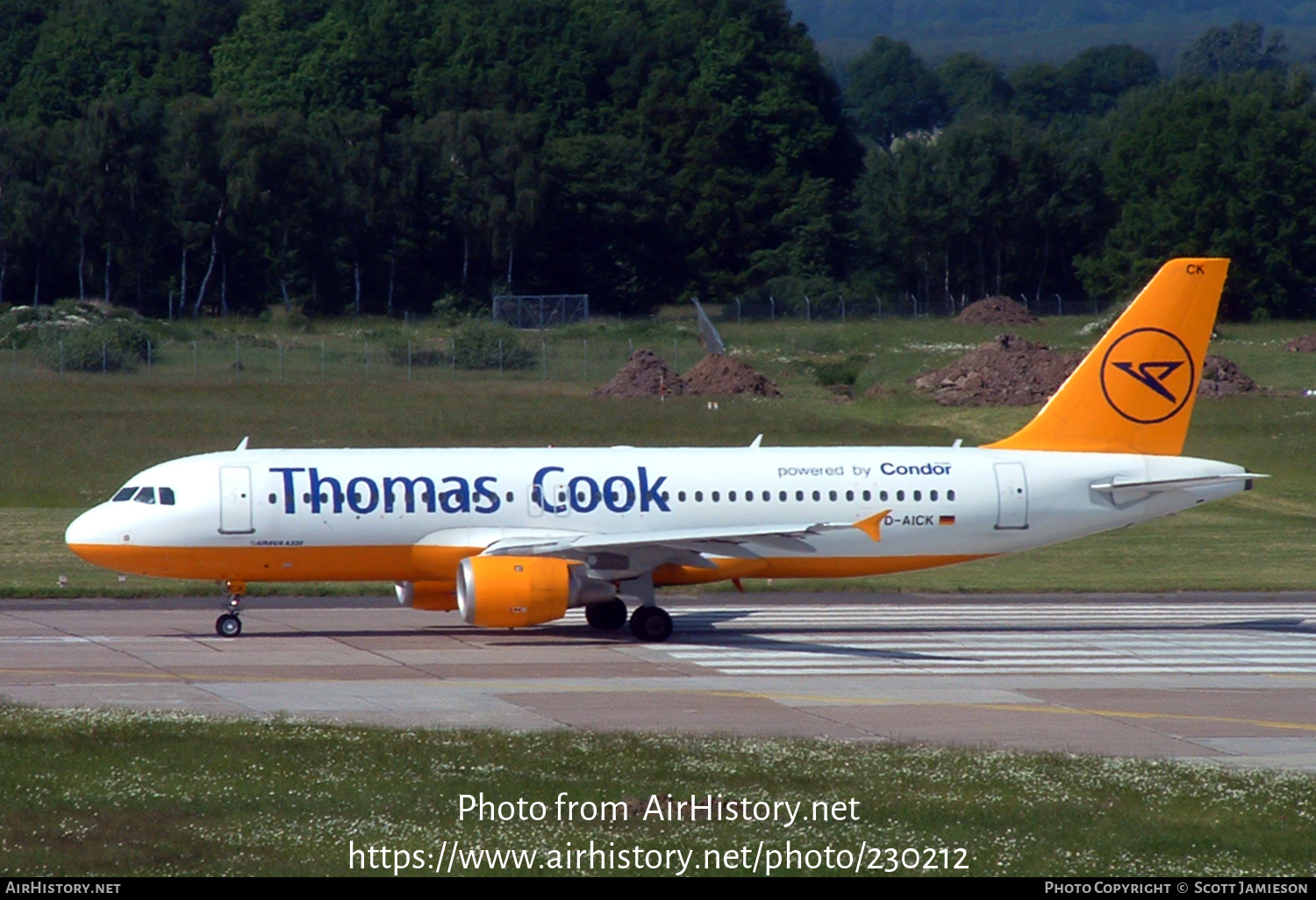 Aircraft Photo of D-AICK | Airbus A320-212 | Thomas Cook Airlines | AirHistory.net #230212