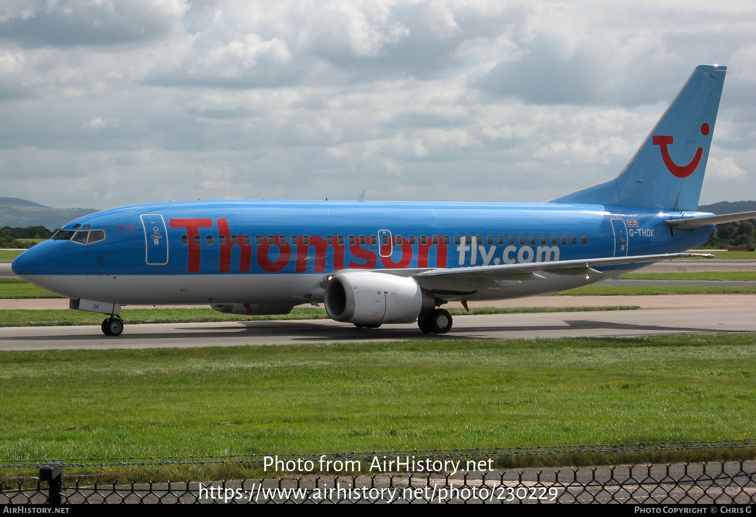 Aircraft Photo of G-THOK | Boeing 737-36Q | Thomsonfly | AirHistory.net #230229