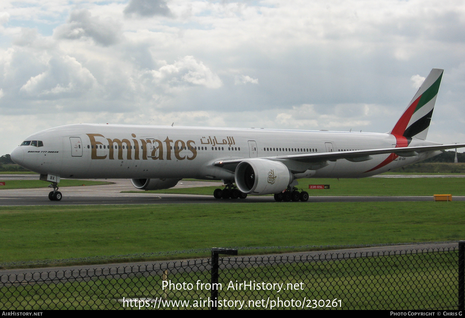 Aircraft Photo of A6-EBX | Boeing 777-31H/ER | Emirates | AirHistory.net #230261