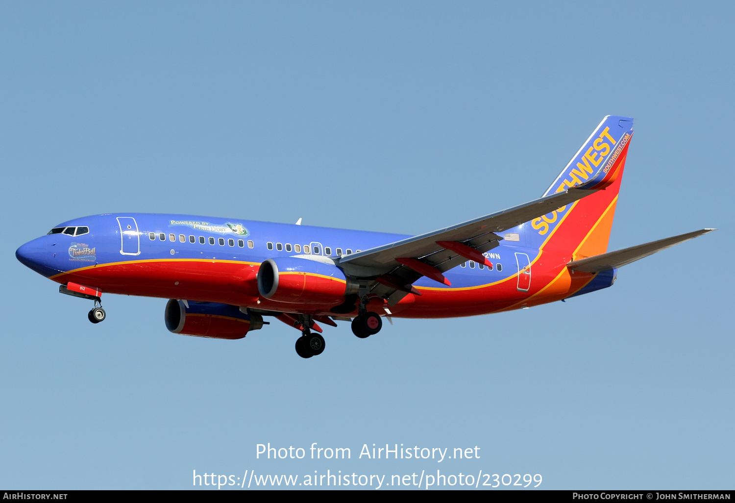 Aircraft Photo of N912WN | Boeing 737-7H4 | Southwest Airlines | AirHistory.net #230299