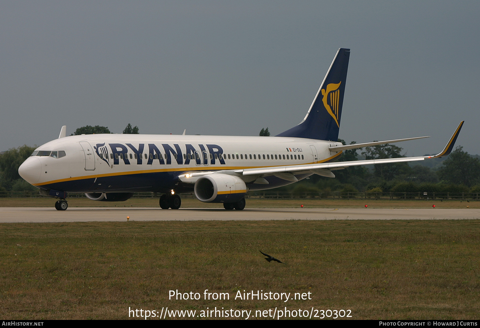 Aircraft Photo of EI-DLI | Boeing 737-8AS | Ryanair | AirHistory.net #230302