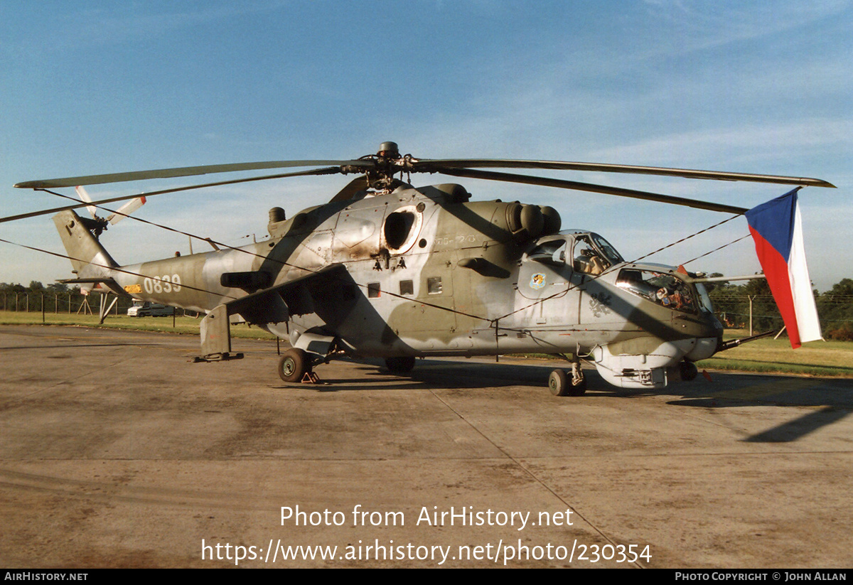 Aircraft Photo of 0839 | Mil Mi-24V | Czechia - Air Force | AirHistory.net #230354