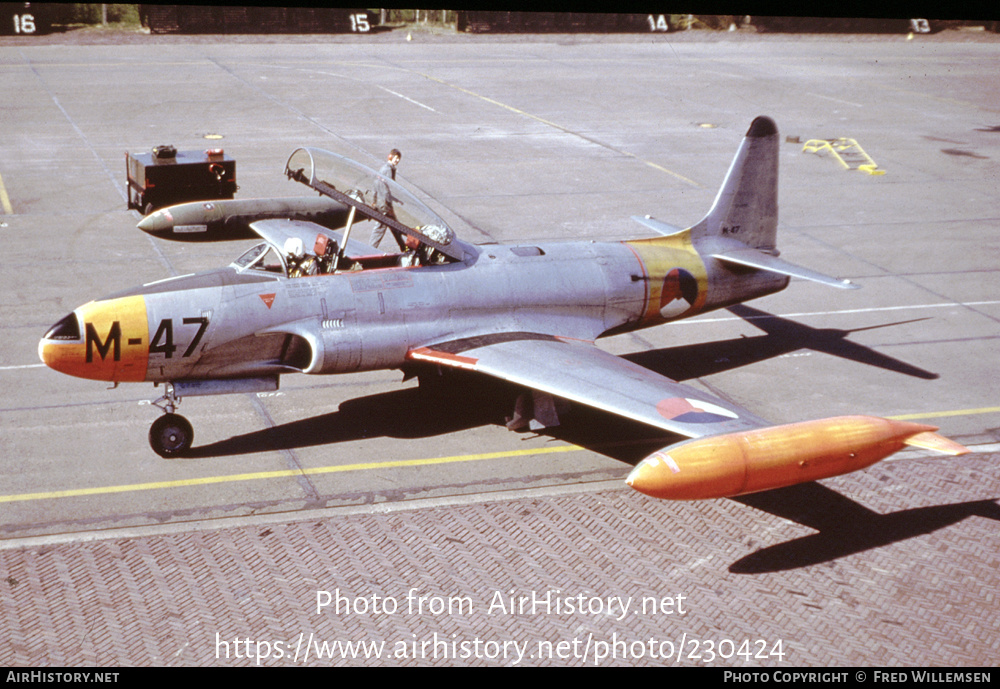 Aircraft Photo of M-47 | Lockheed T-33A | Netherlands - Air Force | AirHistory.net #230424