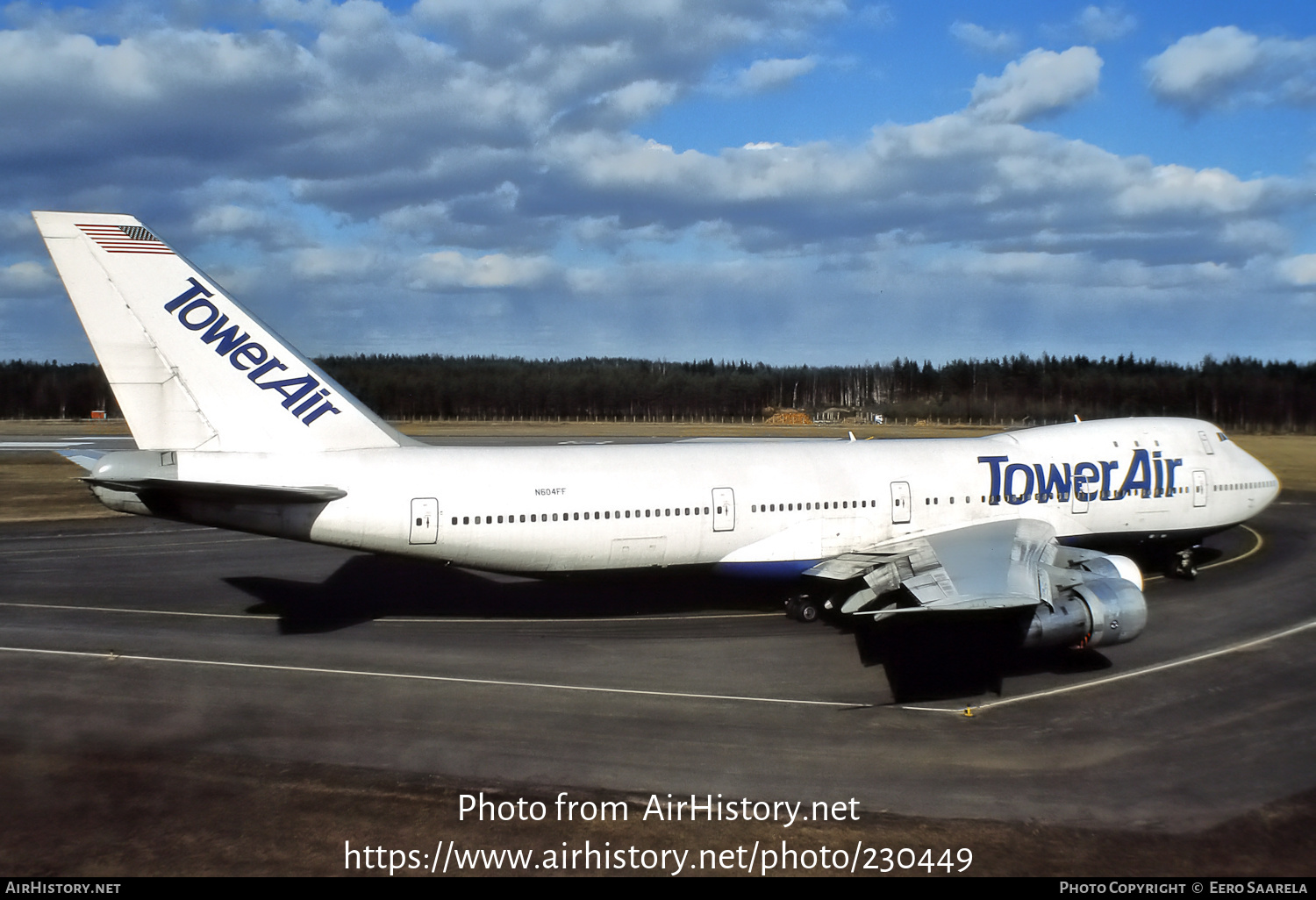 Aircraft Photo of N604FF | Boeing 747-121 | Tower Air | AirHistory.net #230449