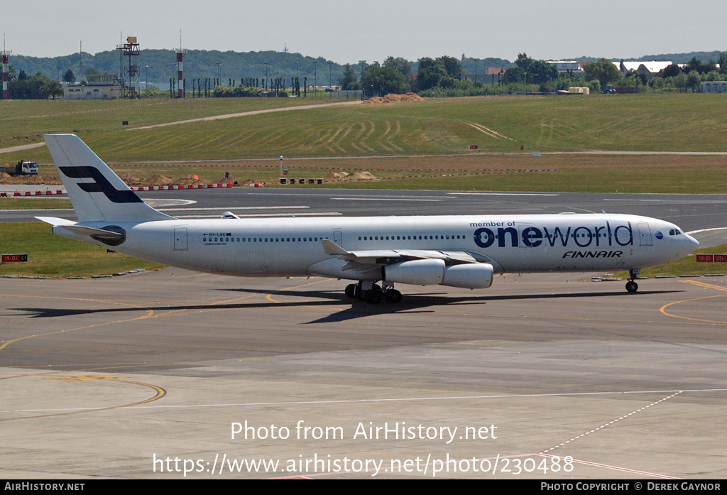 Aircraft Photo of OH-LQE | Airbus A340-313 | Finnair | AirHistory.net #230488