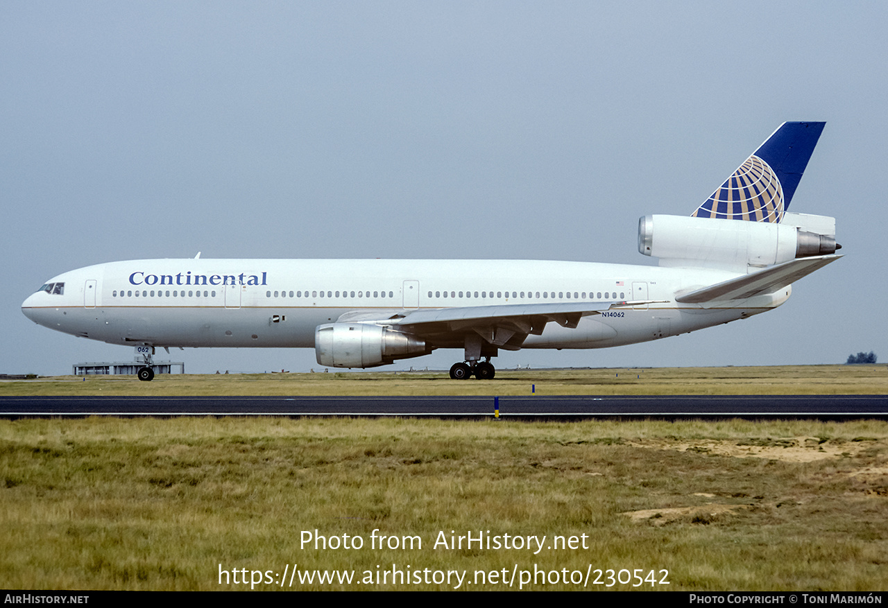 Aircraft Photo of N14062 | McDonnell Douglas DC-10-30 | Continental Airlines | AirHistory.net #230542