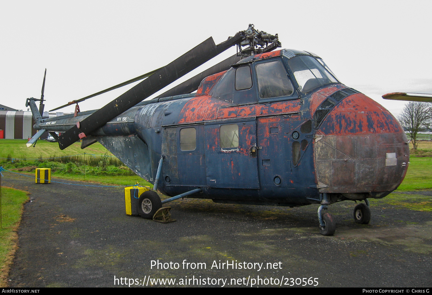 Aircraft Photo of G-BJWY / WV198 | Sikorsky Whirlwind HAS22 (S-55D) | UK - Navy | AirHistory.net #230565