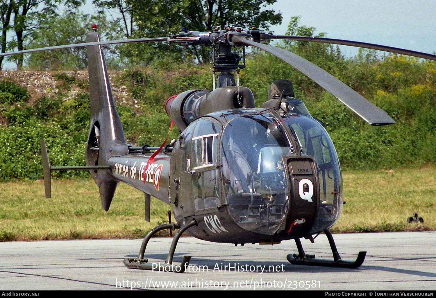 Aircraft Photo of 1594 | Aerospatiale SA-341F Gazelle | France - Army | AirHistory.net #230581