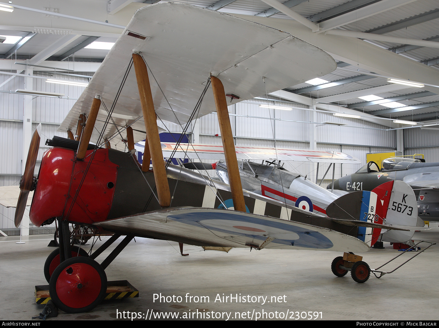 Aircraft Photo of B7270 | Sopwith F-1 Camel Replica | UK - Air Force | AirHistory.net #230591