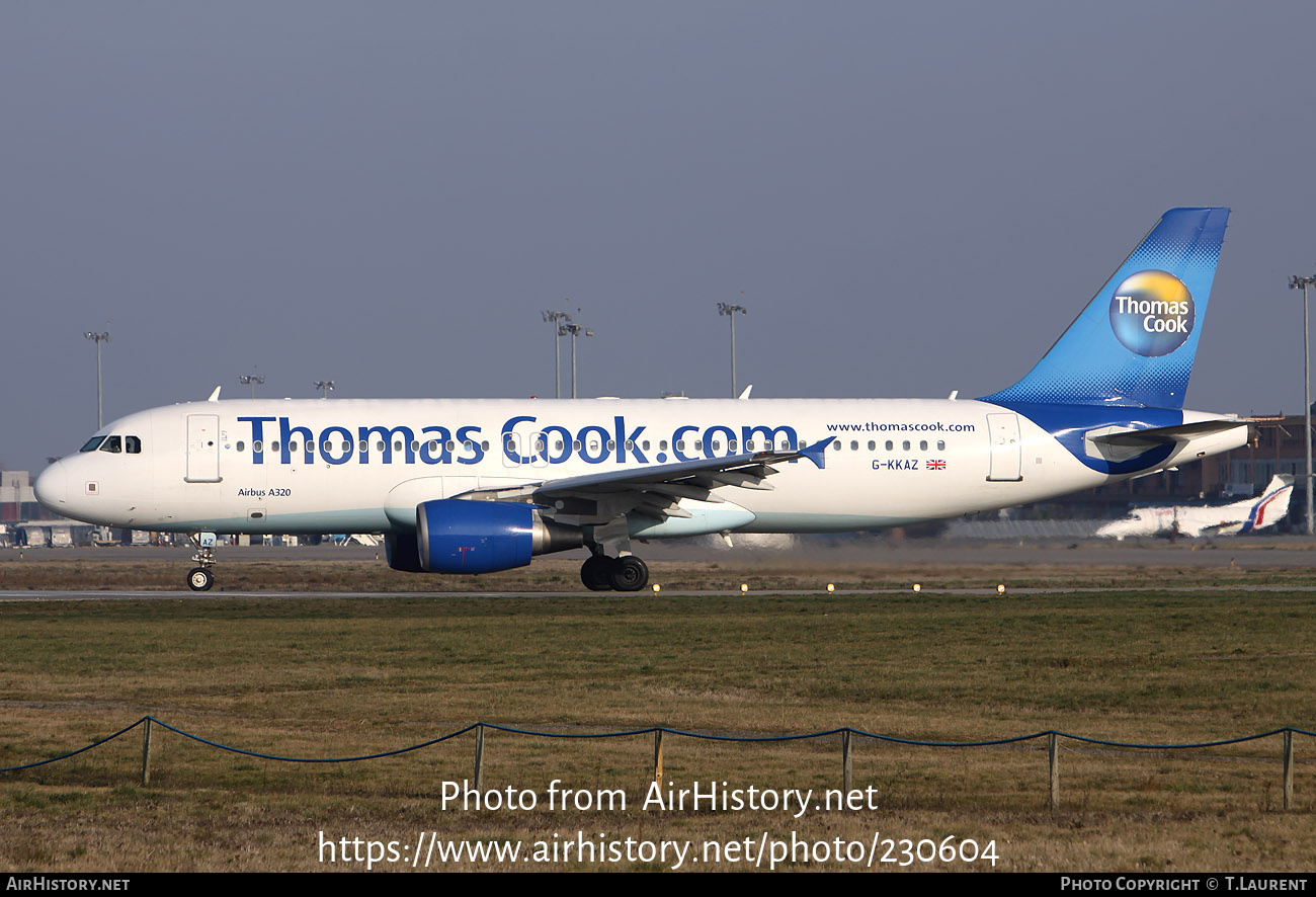 Aircraft Photo of G-KKAZ | Airbus A320-214 | Thomas Cook Airlines | AirHistory.net #230604