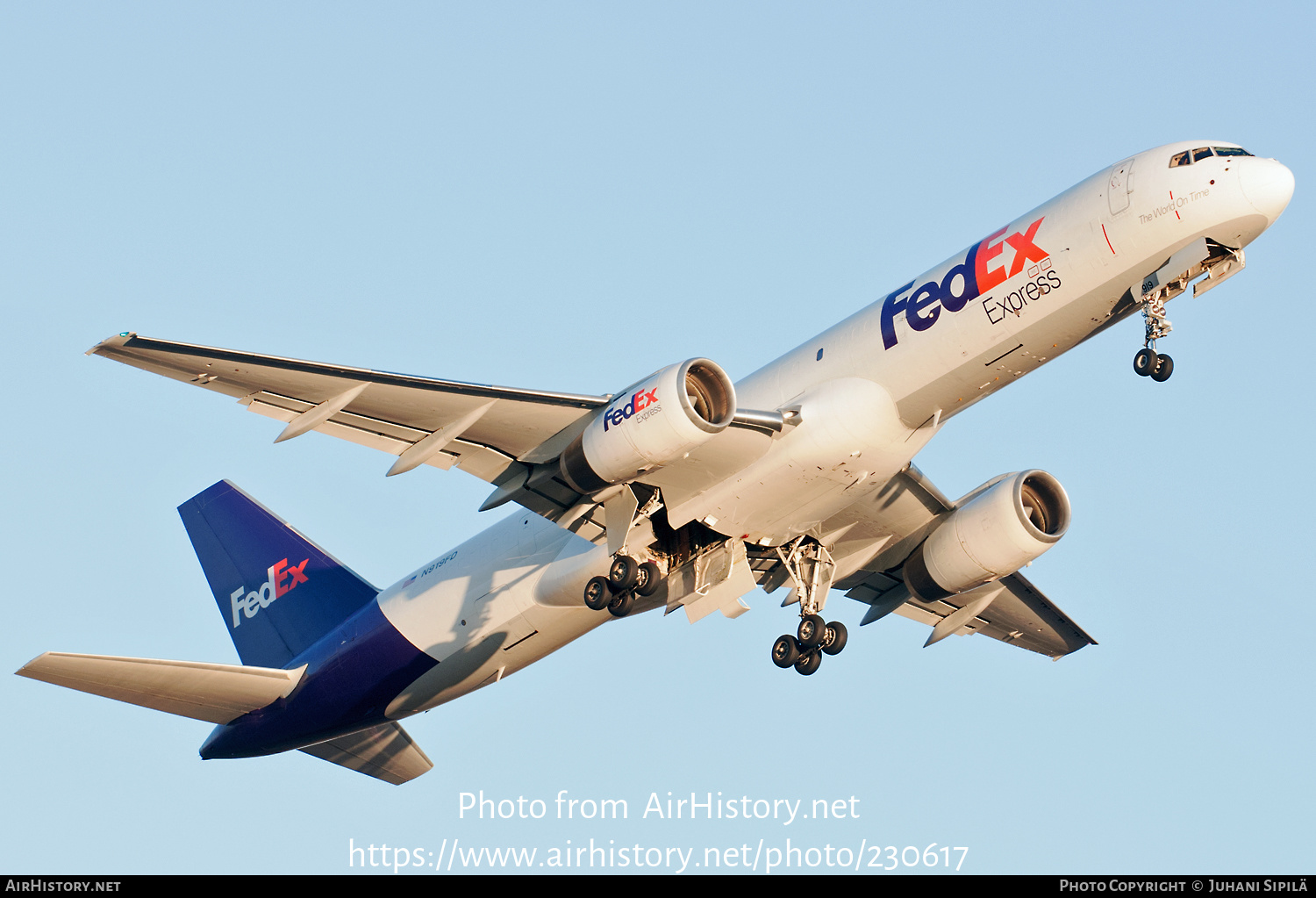 Aircraft Photo of N919FD | Boeing 757-23A(SF) | FedEx Express - Federal Express | AirHistory.net #230617