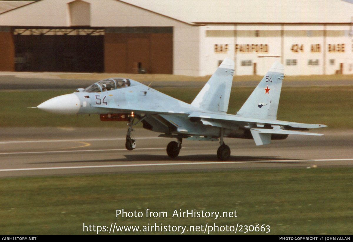 Aircraft Photo of 54 | Sukhoi Su-30... | Russia - Air Force | AirHistory.net #230663