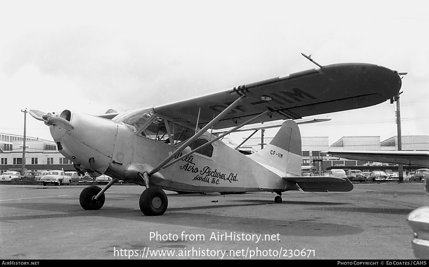 Aircraft Photo of CF-IIM | Stinson L-5E Sentinel | Wells Aero Pictures | AirHistory.net #230671