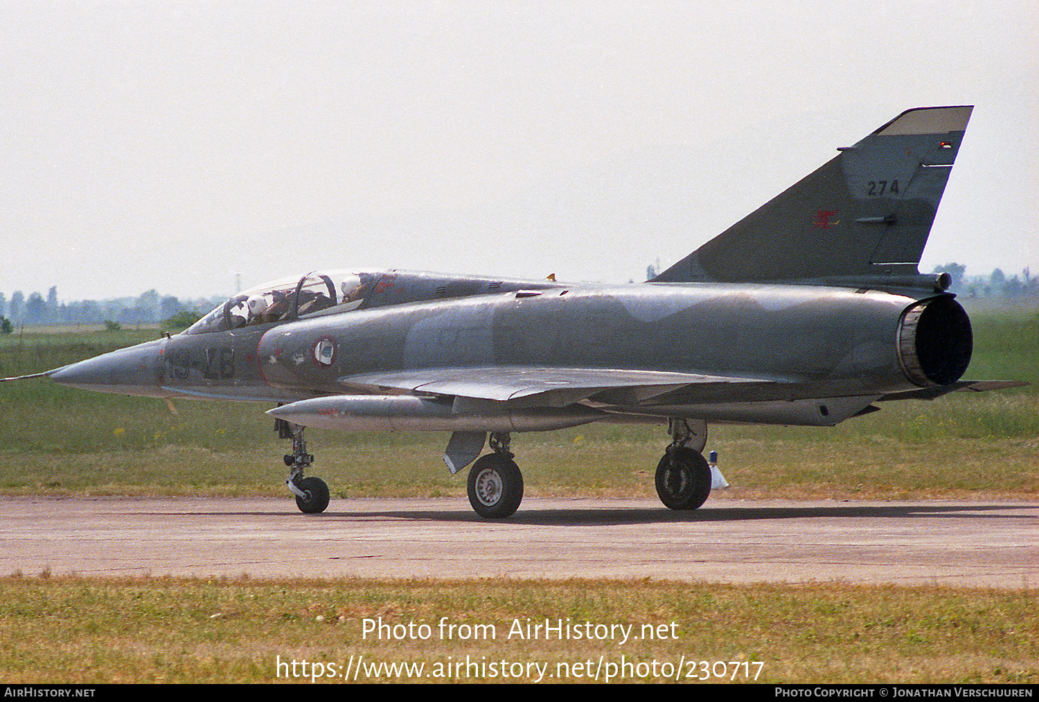 Aircraft Photo of 274 | Dassault Mirage IIIBE | France - Air Force | AirHistory.net #230717