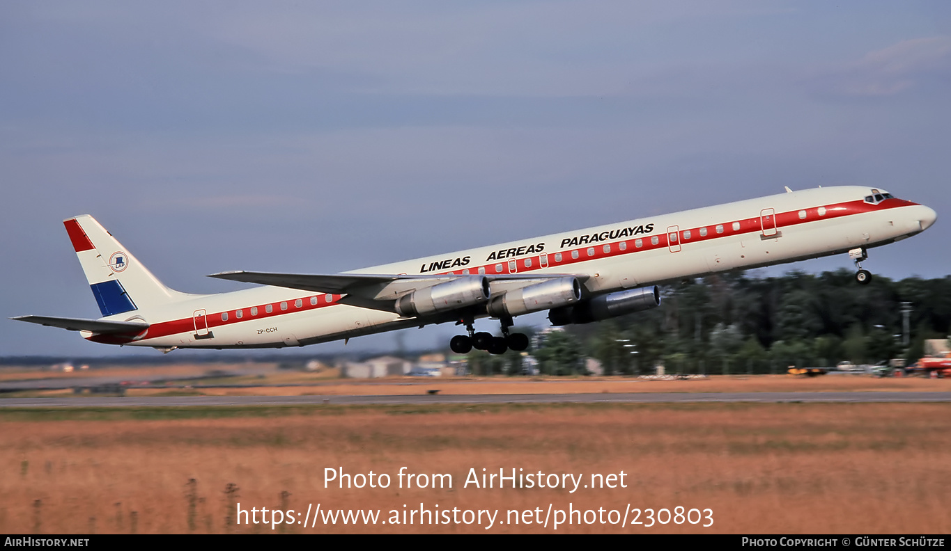 Aircraft Photo of ZP-CCH | McDonnell Douglas DC-8-63 | Líneas Aéreas Paraguayas - LAP | AirHistory.net #230803