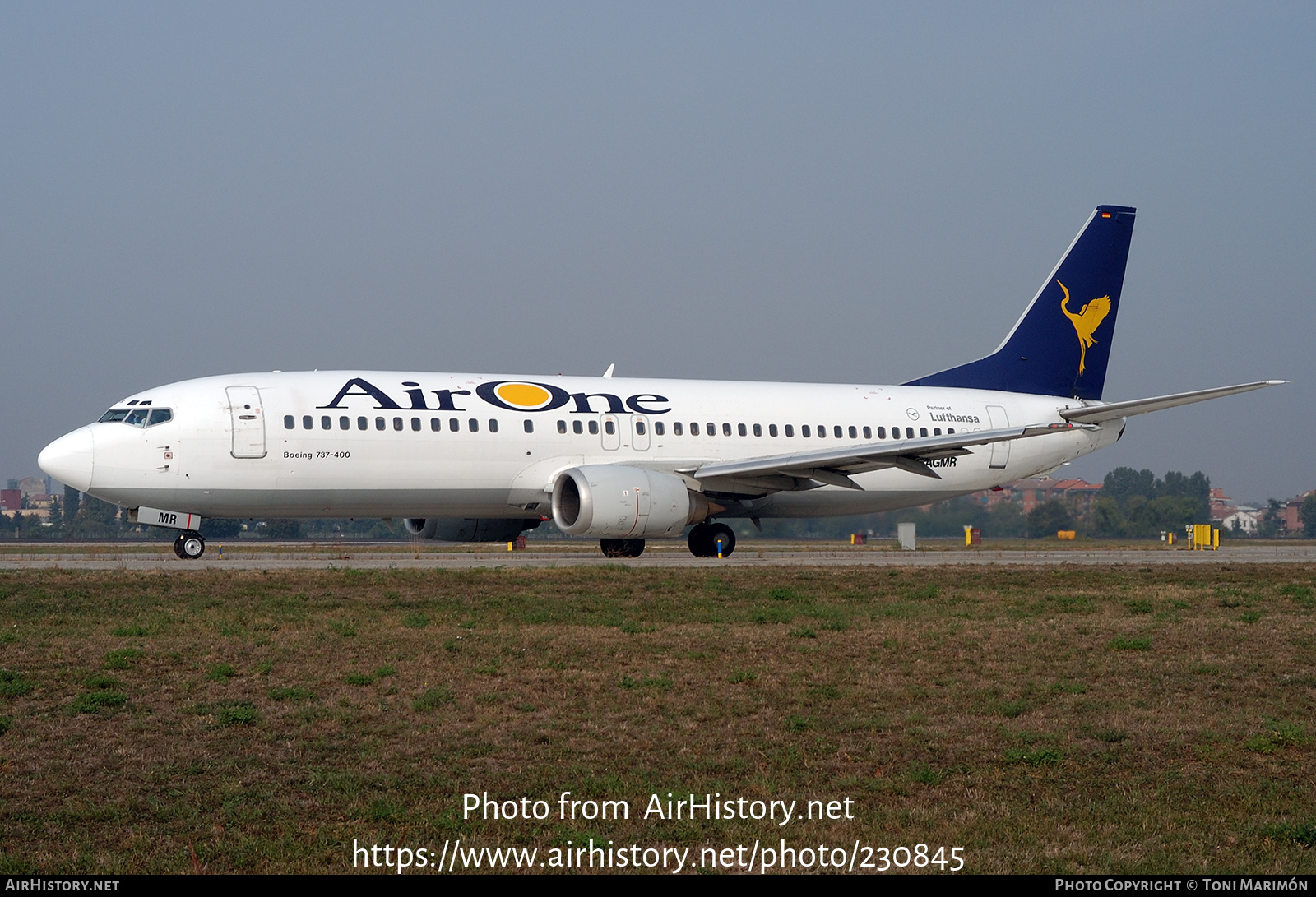 Aircraft Photo of D-AGMR | Boeing 737-430 | Air One | AirHistory.net #230845