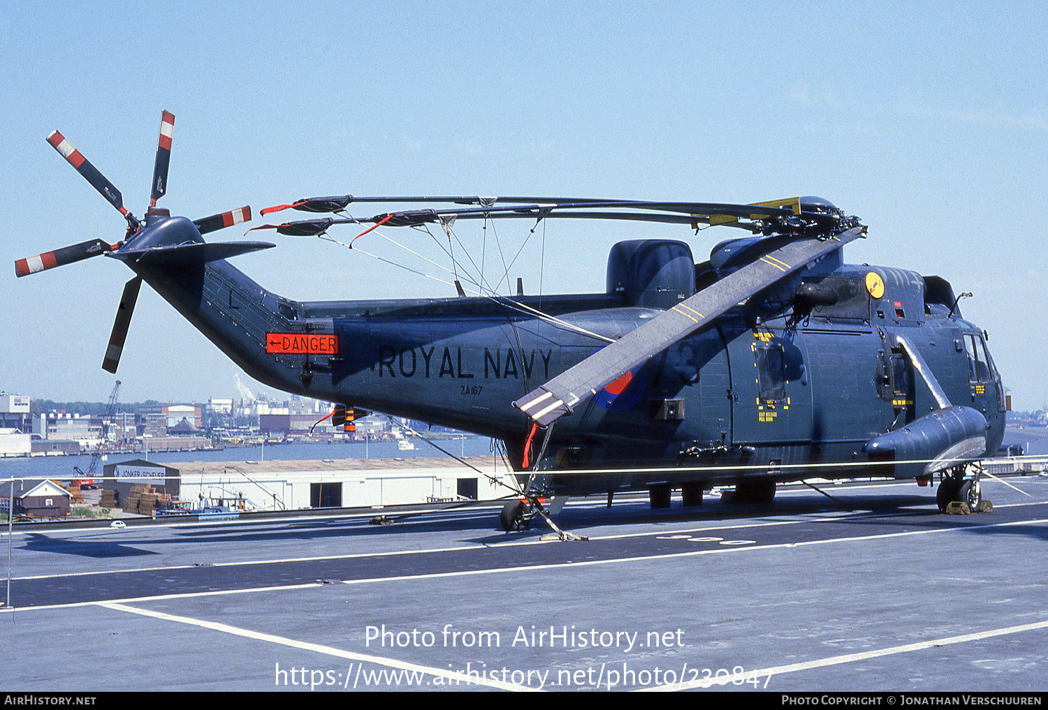 Aircraft Photo of ZA167 | Westland WS-61 Sea King HAS5 | UK - Navy | AirHistory.net #230847