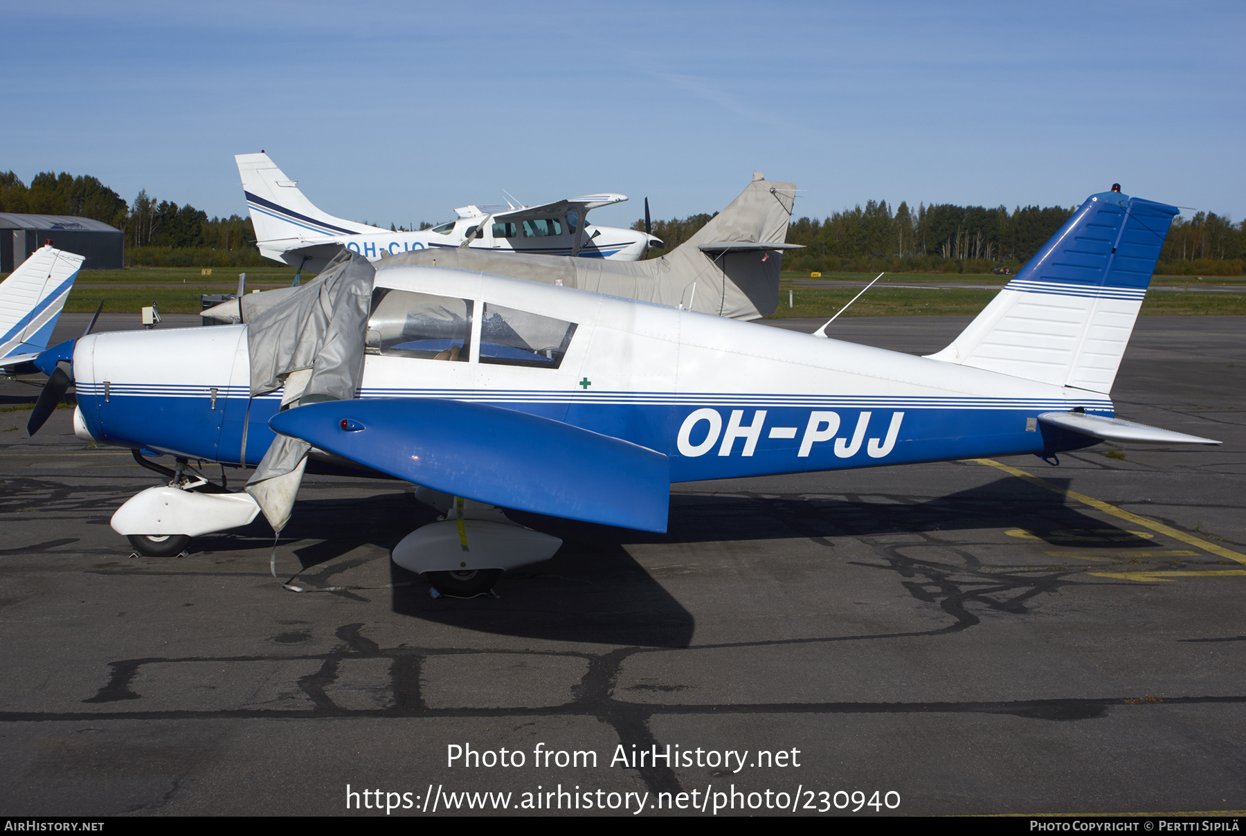 Aircraft Photo of OH-PJJ | Piper PA-28-140 Cherokee B | AirHistory.net #230940