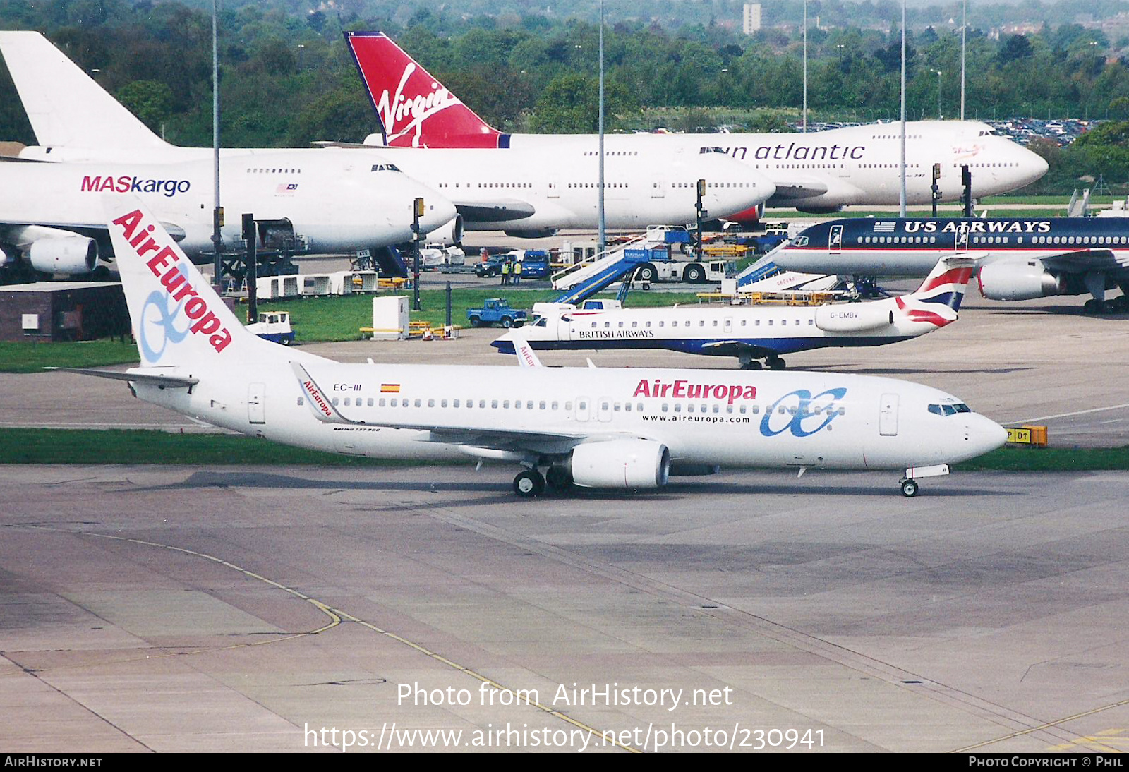 Aircraft Photo of EC-III | Boeing 737-86Q | Air Europa | AirHistory.net #230941