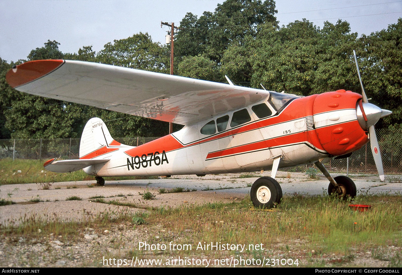 Aircraft Photo of N9876A | Cessna 195 | AirHistory.net #231004