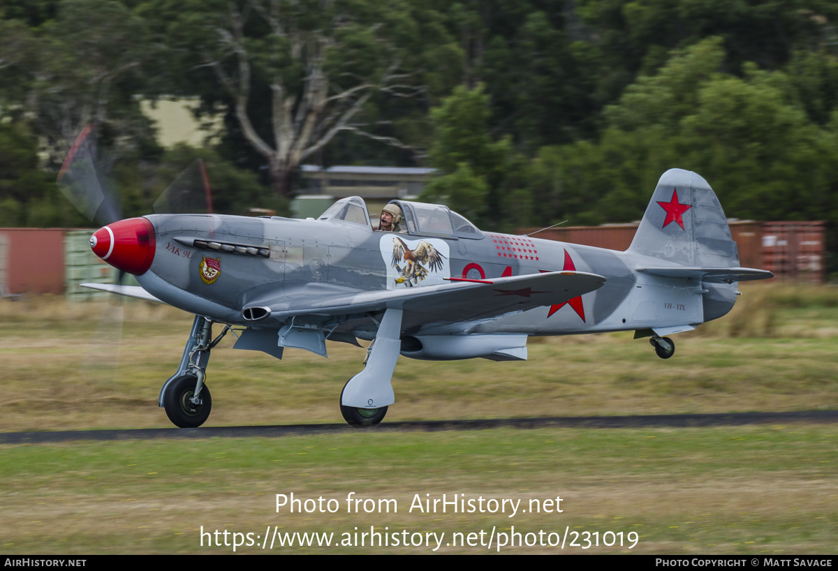 Aircraft Photo of VH-YIX / 04 red | Yakovlev Yak-9UM | Soviet Union - Air Force | AirHistory.net #231019