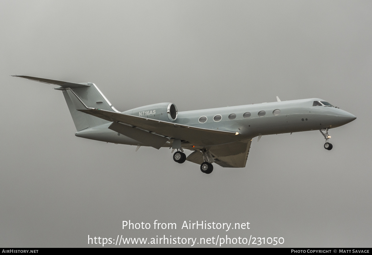 Aircraft Photo of N716AS | Gulfstream Aerospace G-IV Gulfstream IV | AirHistory.net #231050