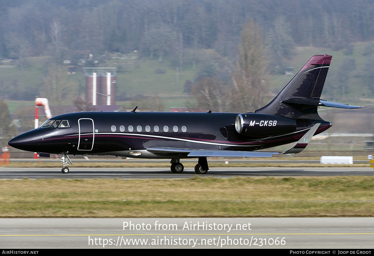 Aircraft Photo of M-CKSB | Dassault Falcon 2000 | AirHistory.net #231066