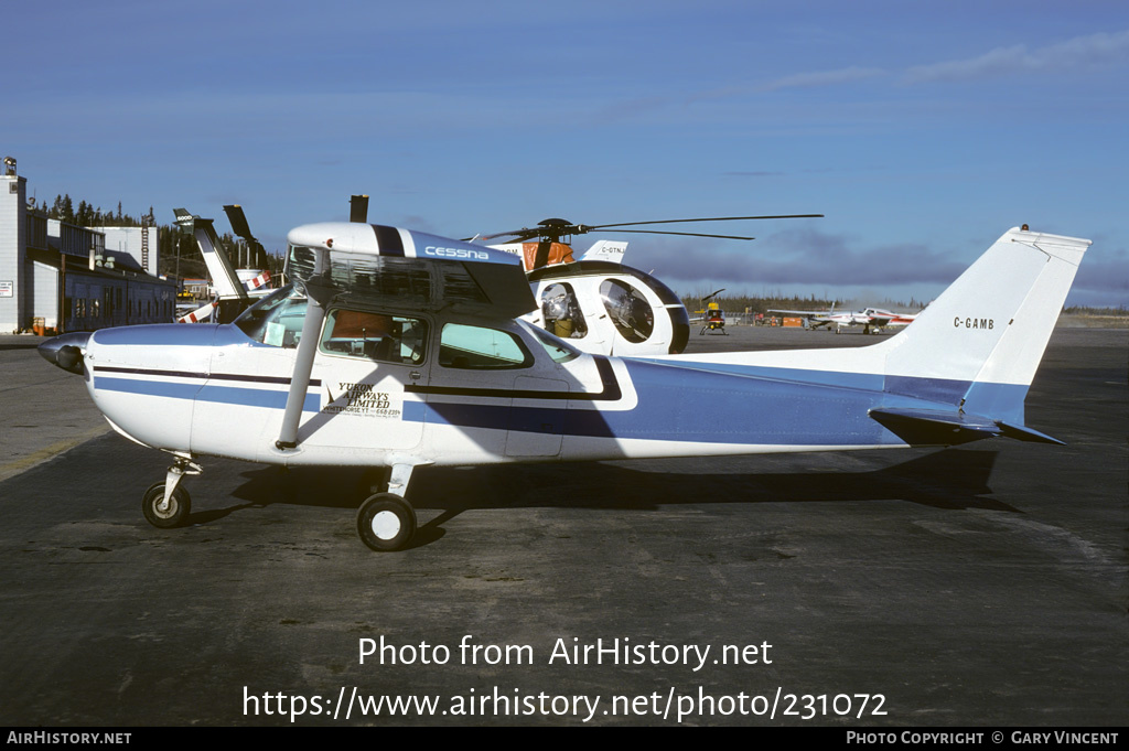 Aircraft Photo of C-GAMB | Cessna 172M Skyhawk | Yukon Airways | AirHistory.net #231072