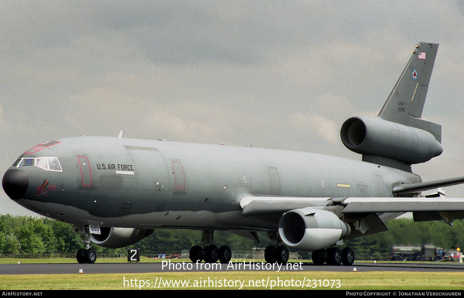 Aircraft Photo of 82-0193 / 20193 | McDonnell Douglas KC-10A Extender (DC-10-30CF) | USA - Air Force | AirHistory.net #231073