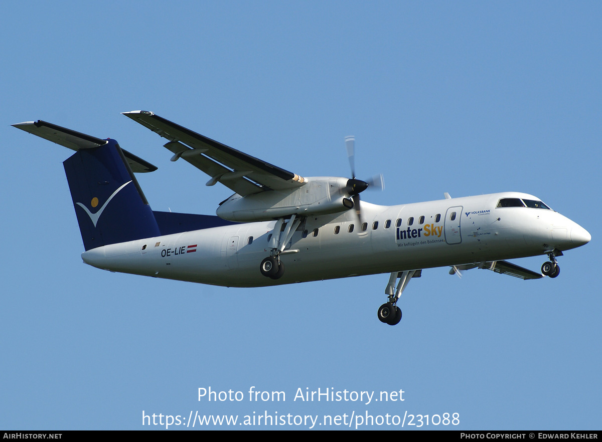 Aircraft Photo of OE-LIE | Bombardier DHC-8-315Q Dash 8 | InterSky | AirHistory.net #231088