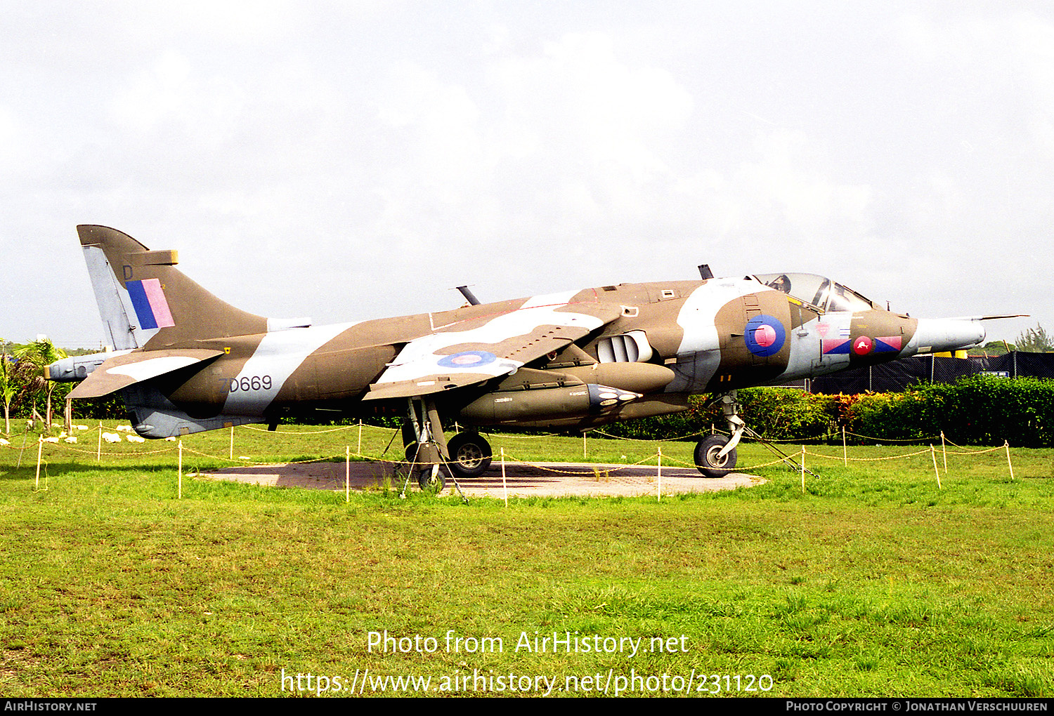 Aircraft Photo of ZD669 | Hawker Siddeley Harrier GR3 | UK - Air Force | AirHistory.net #231120