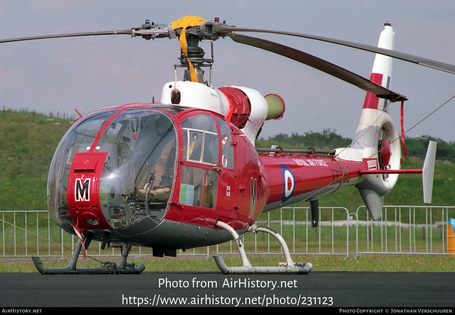 Aircraft Photo of XX382 | Aerospatiale SA-341D Gazelle HT3 | UK - Air Force | AirHistory.net #231123