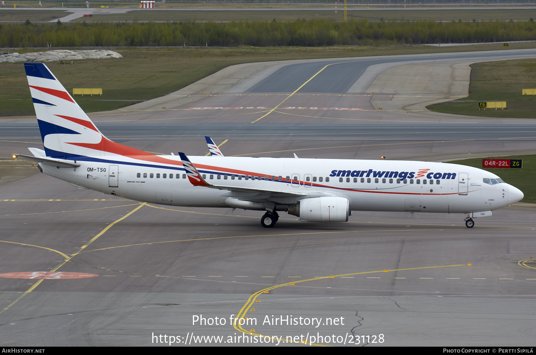 Aircraft Photo of OM-TSG | Boeing 737-82R | Smartwings | AirHistory.net #231128