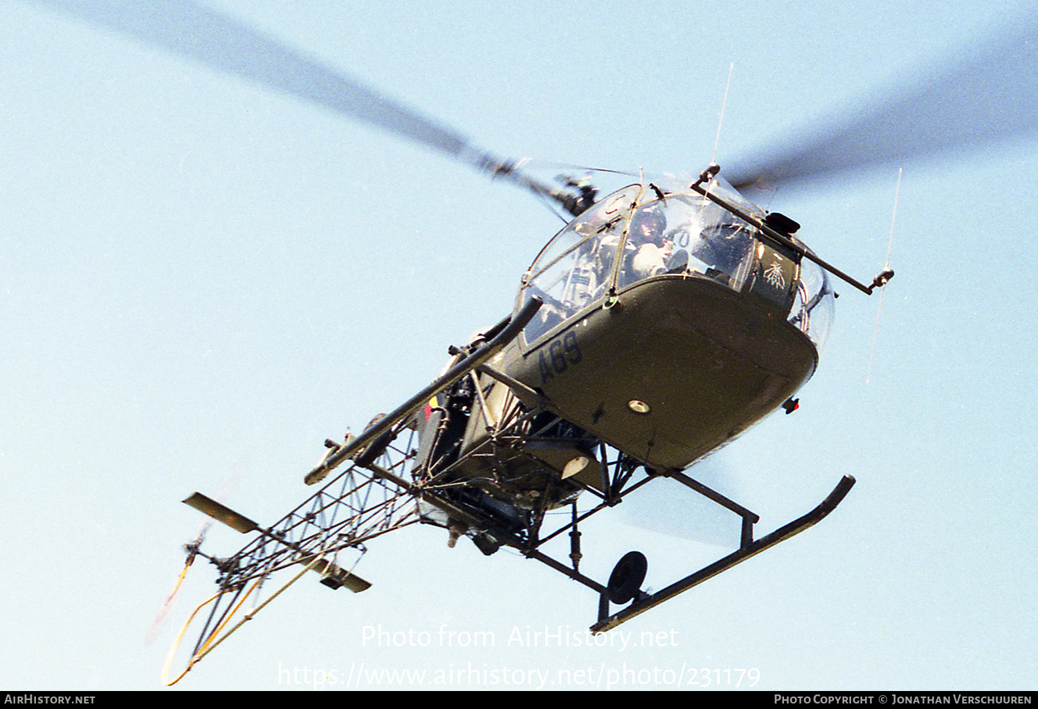 Aircraft Photo of A69 | Sud SA-318C Alouette II | Belgium - Army | AirHistory.net #231179