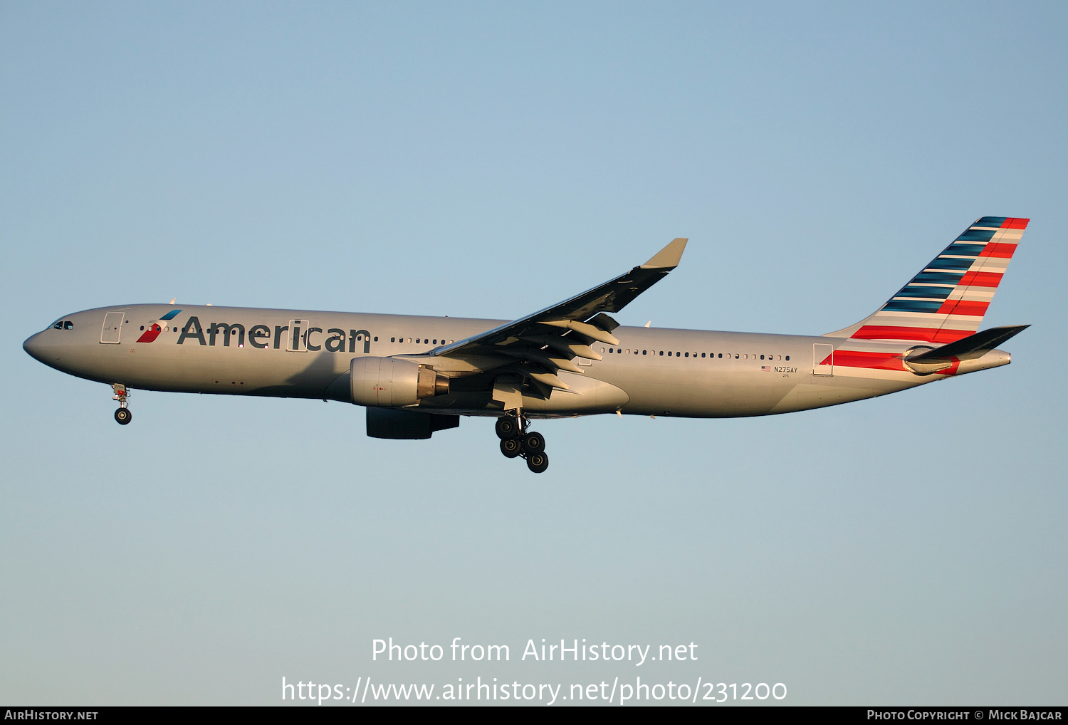 Aircraft Photo of N275AY | Airbus A330-323 | American Airlines | AirHistory.net #231200