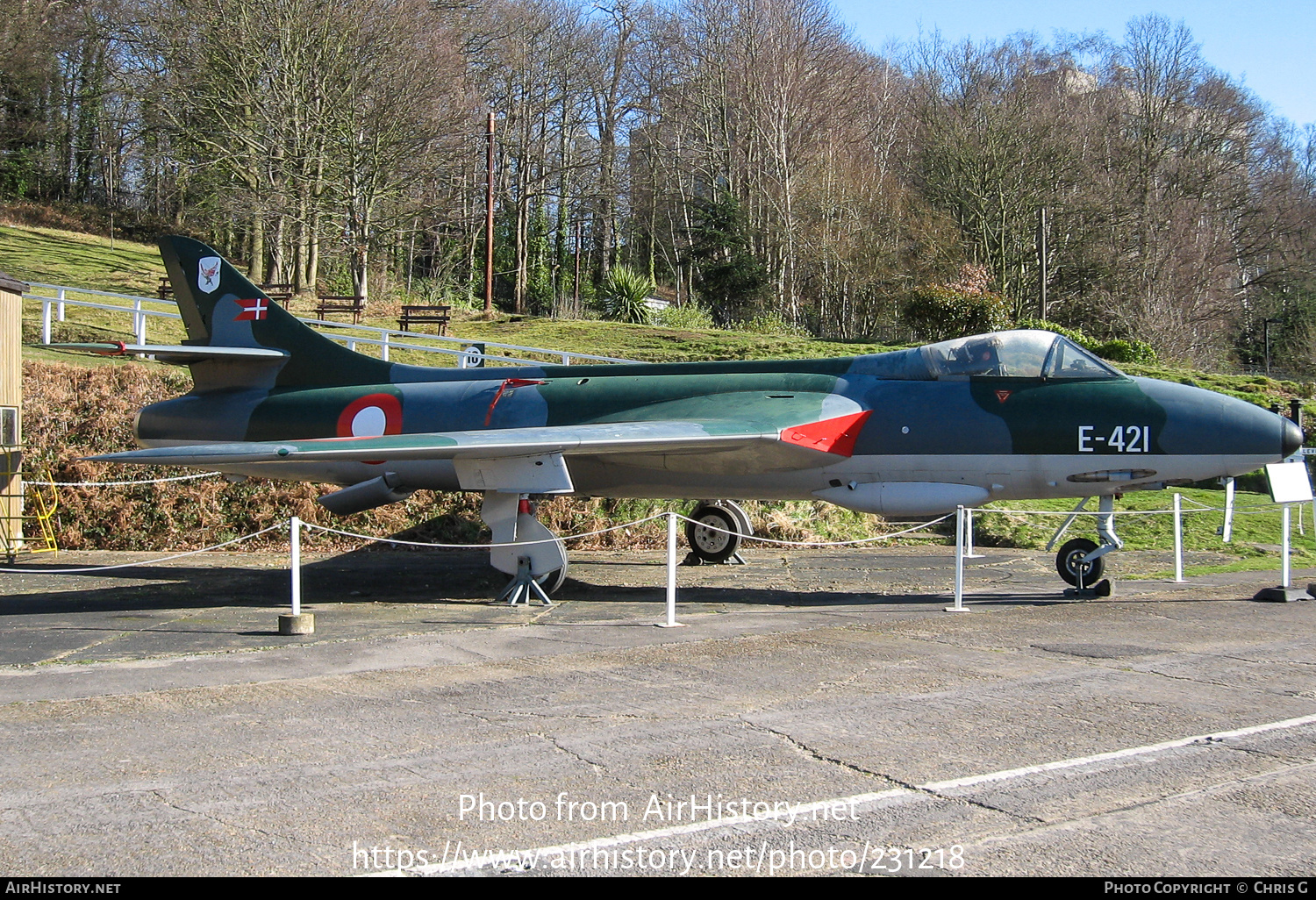 Aircraft Photo of E-421 | Hawker Hunter F51 | Denmark - Air Force | AirHistory.net #231218