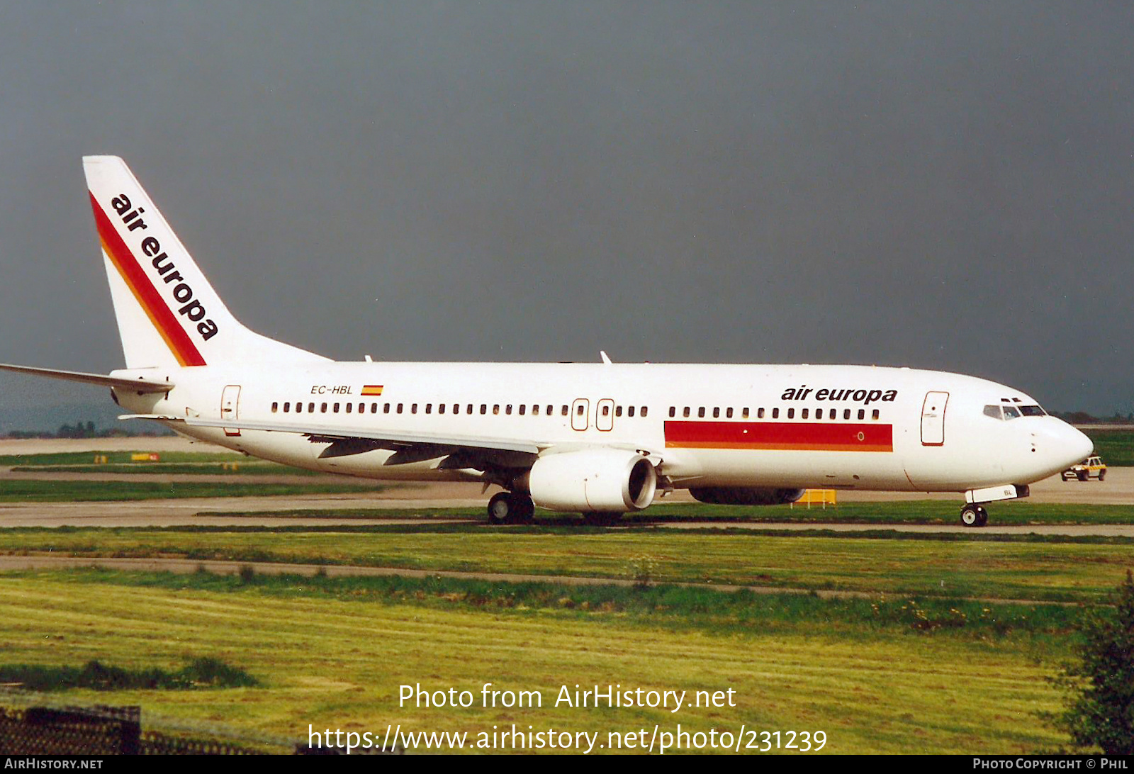 Aircraft Photo of EC-HBL | Boeing 737-85P | Air Europa | AirHistory.net #231239