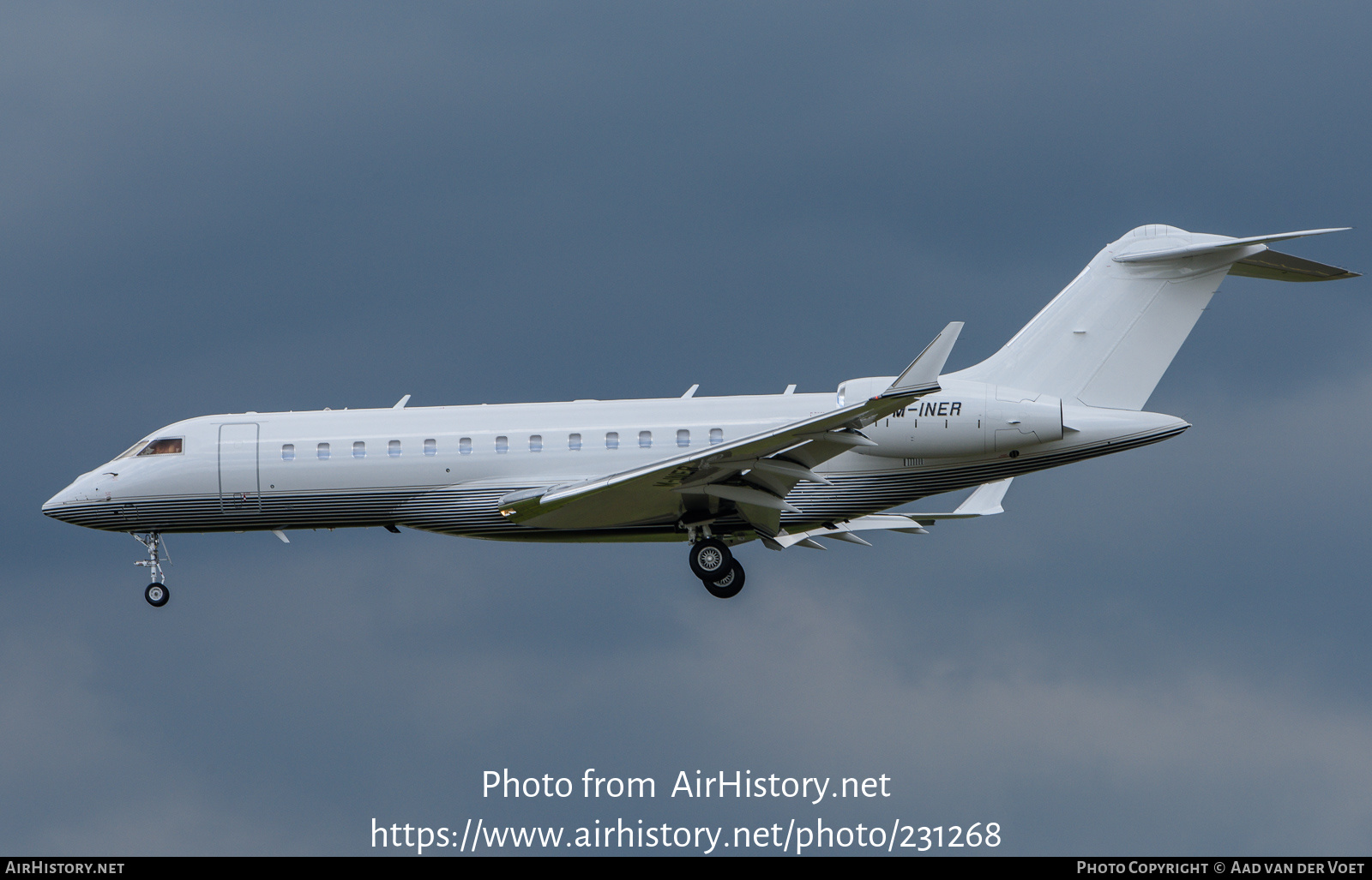 Aircraft Photo of M-INER | Bombardier Global 6000 (BD-700-1A10) | AirHistory.net #231268