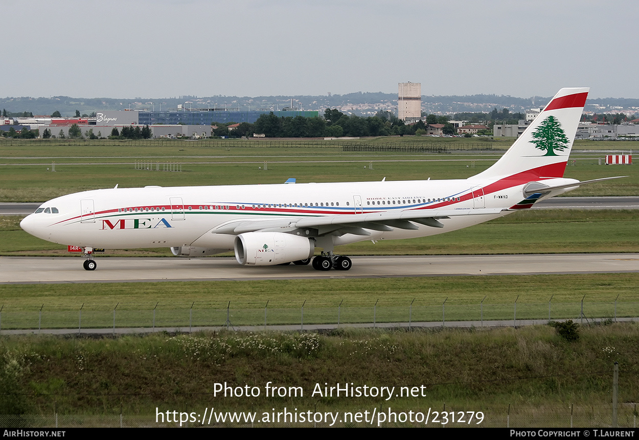 Aircraft Photo of F-WWKD | Airbus A330-243 | MEA - Middle East Airlines | AirHistory.net #231279