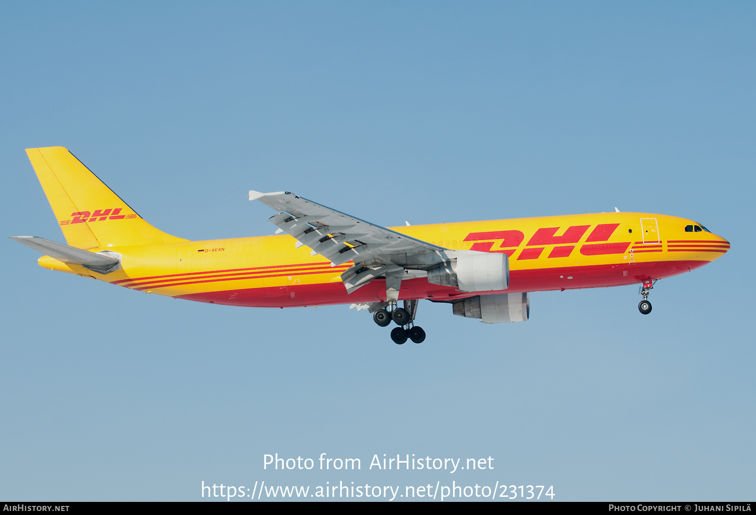 Aircraft Photo of D-AEAN | Airbus A300B4-622R(F) | DHL International | AirHistory.net #231374