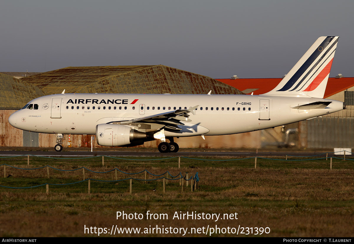 Aircraft Photo of F-GRHG | Airbus A319-111 | Air France | AirHistory.net #231390